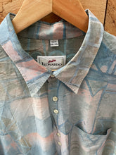 Vintage 90s Pastel Abstract Print Leonardo XL Long Sleeve Button Up Ugly Shirt